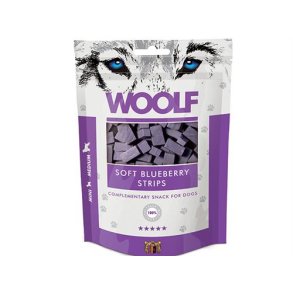 Woolf bl�de godbidder med Kylling og bl�b�r 100 g.