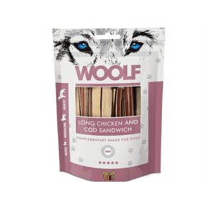 Woolf kylling og torsk blde stnger 100 g.