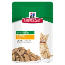 Hill's Science Plan Kattefoder Kitten POULTRY SELECTION 12 x 85g.