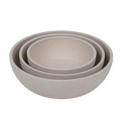 District 70 Bambus hundeskl Lys beige Large