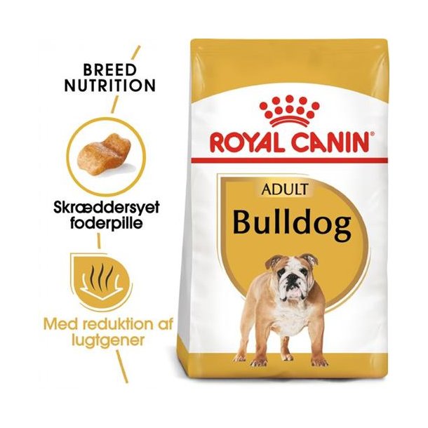 Royal Canin Hundefoder Bulldog Voksen 12 kg