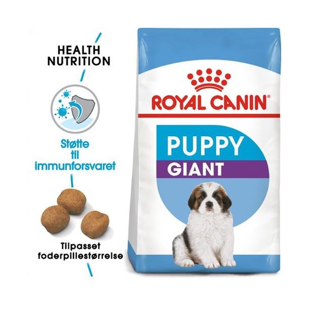  Royal Canin hundefoder Hvalp Giant 15 kg.