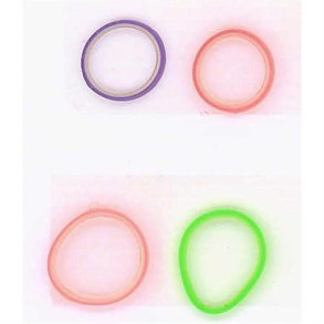 Elastikker, forskellige farver 100 stk.