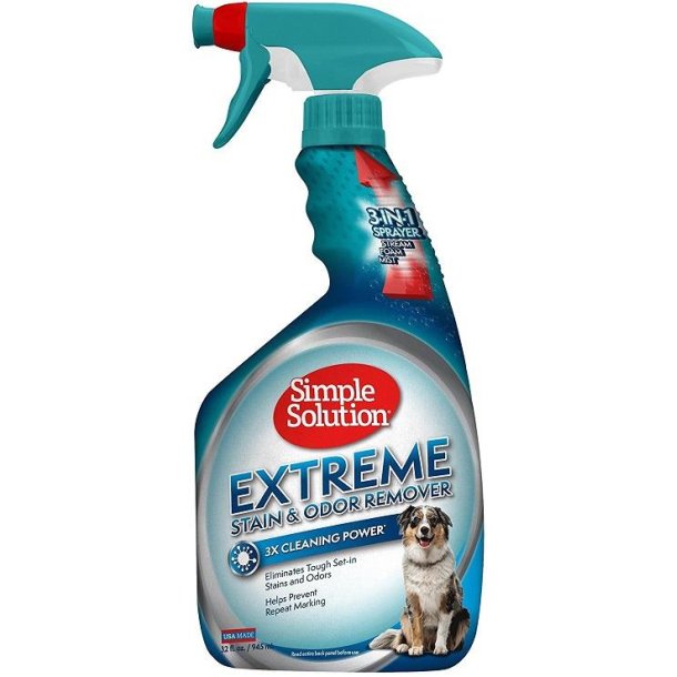 Simple Solution Plet & lugtfjerner Extreme til hunde 945 ml.