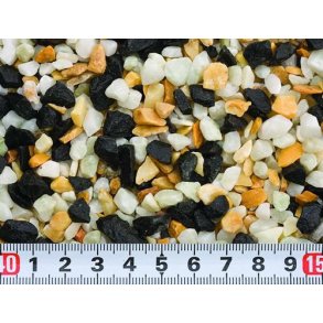 Akvariesten Mars bundsten 5-8 mm. 3 Liter