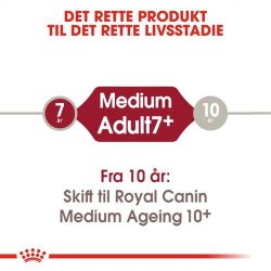 Royal Canin Medium Adult 7+ 15 kg.