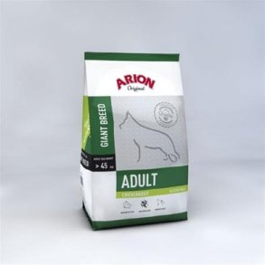  Arion hundefoder - Voksne store hunde - Kylling & Ris Glutenfri 12 kg.