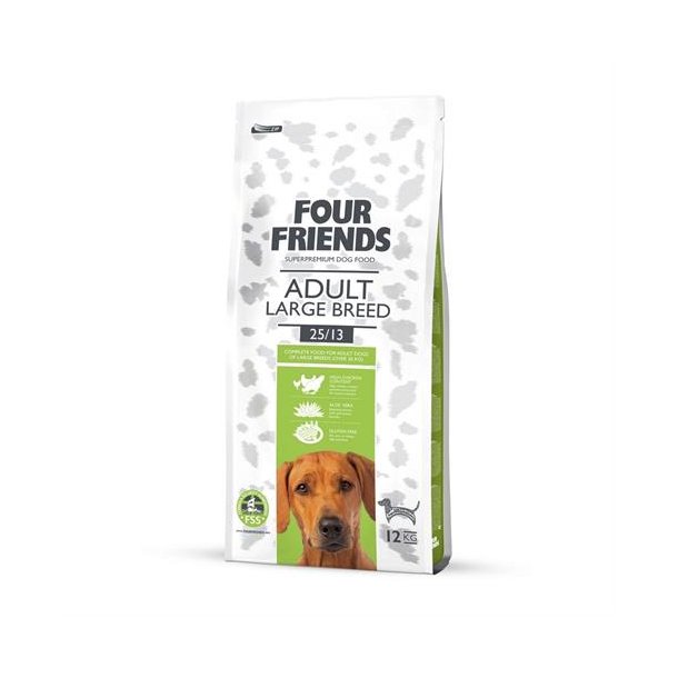 Four Friends Hundefoder Adult Large breed 12 kg