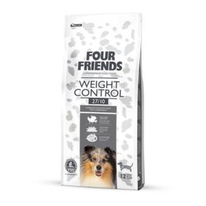  Four Friends Weight Control Hundefoder. 12 kg.