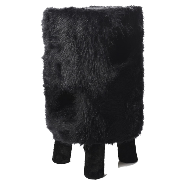 Huebil dobbelt  Fluffy Black kattehule.