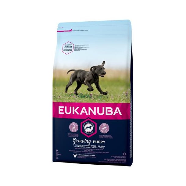 Eukanuba Hundefoder Puppy til store racer