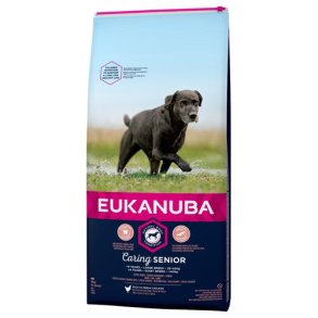  Eukanuba Hundefoder Senior til store racer - 12 kg.
