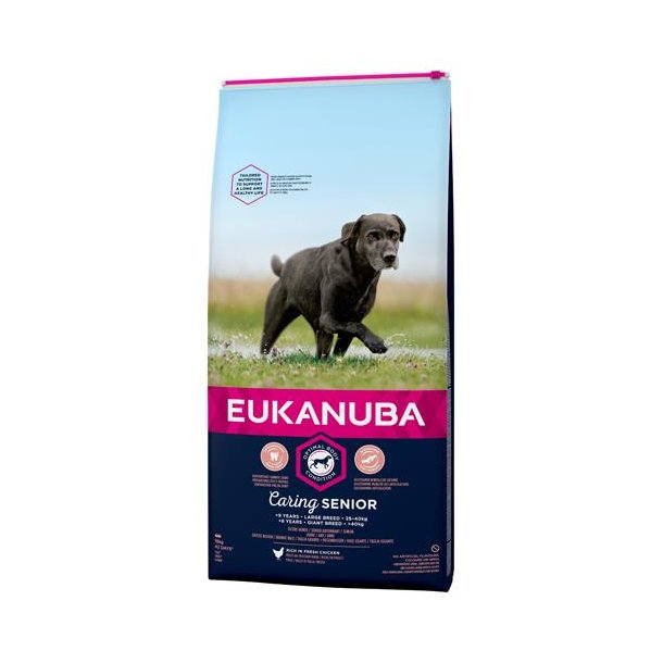  Eukanuba Hundefoder Senior til store racer - 12 kg.