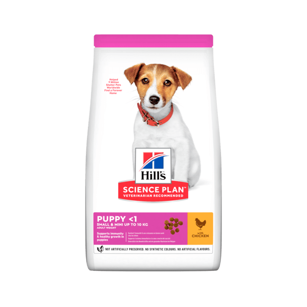 Hill`s Science Plan Small &amp; Mini Puppy hundefoder. 1,5 kg.