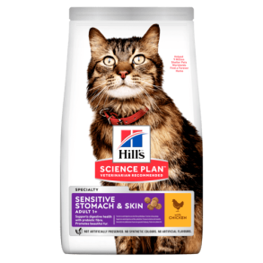 Hill's Science Plan Feline Adult Sensitive Stomach  Skin Chicken
