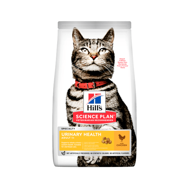 Hill's Science Plan Urinary Health Adult Kattefoder Kylling. 3 kg.