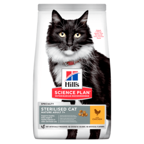 Hill's Science Plan Feline Mature Adult 7+ Sterilised Cat Chicken